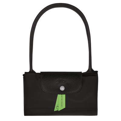 Le Pliage Green Schoudertas M, Zwart