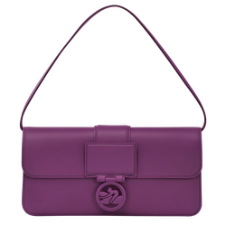 Sac porté épaule M Box-Trot , Cuir - Violette