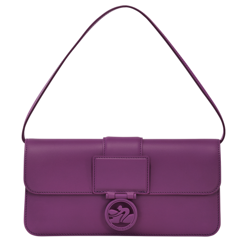 Box-Trot M Shoulder bag , Violet - Leather - View 1 of  4