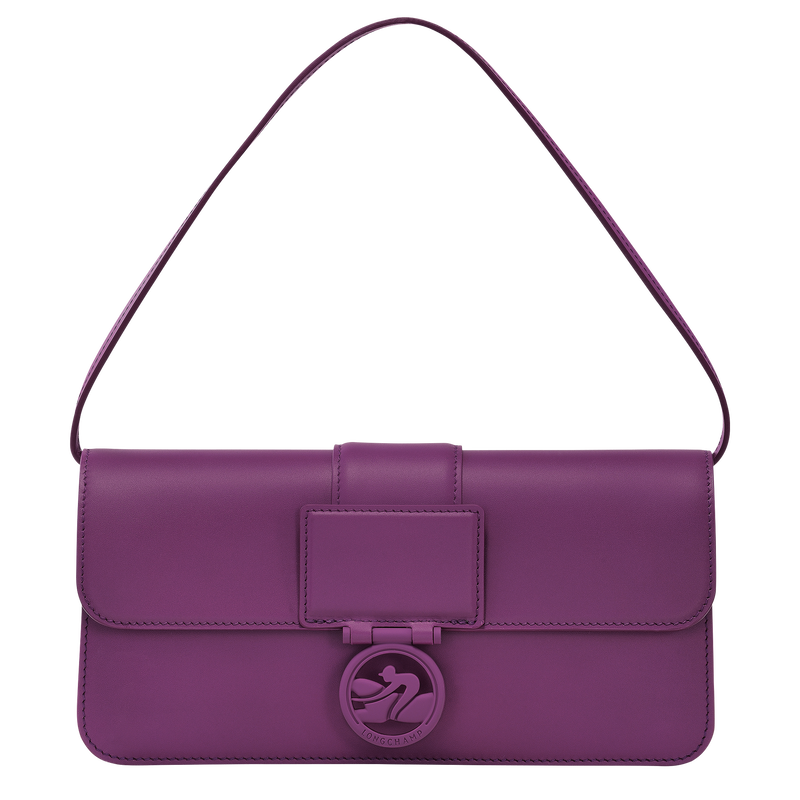 Box-Trot M Shoulder bag , Violet - Leather  - View 1 of  4