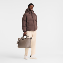 Le Pliage Xtra L Travel bag , Turtledove - Leather