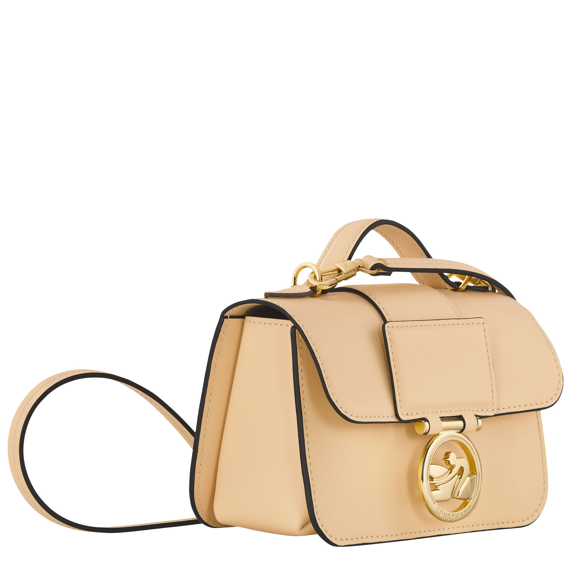 Box-Trot Crossbody bag XS, Straw