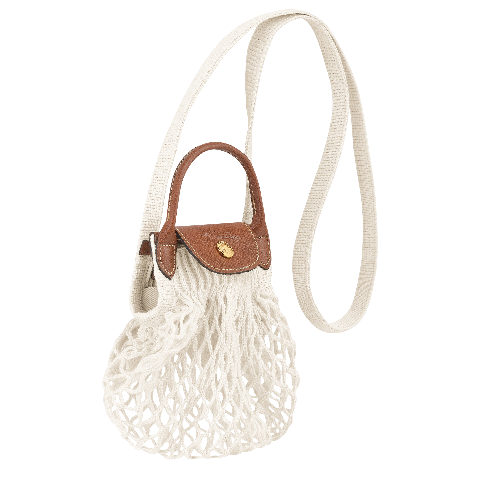 Le Pliage Filet XS Mesh bag Ecru - Canvas (10139HVH037)