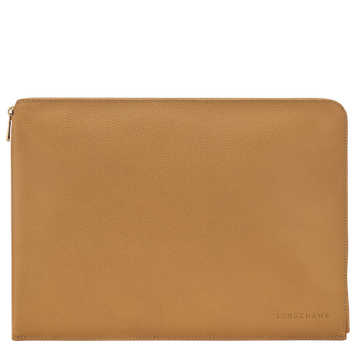 Le Foulonné Laptop case, Nutmeg