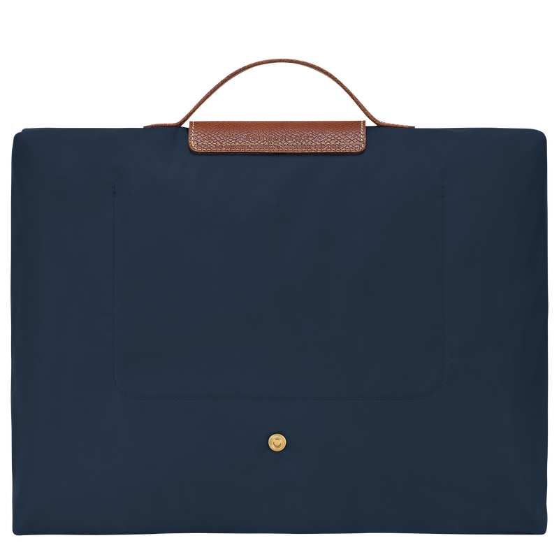 Le Pliage Original S Briefcase , Navy - Recycled canvas  - View 4 of  5