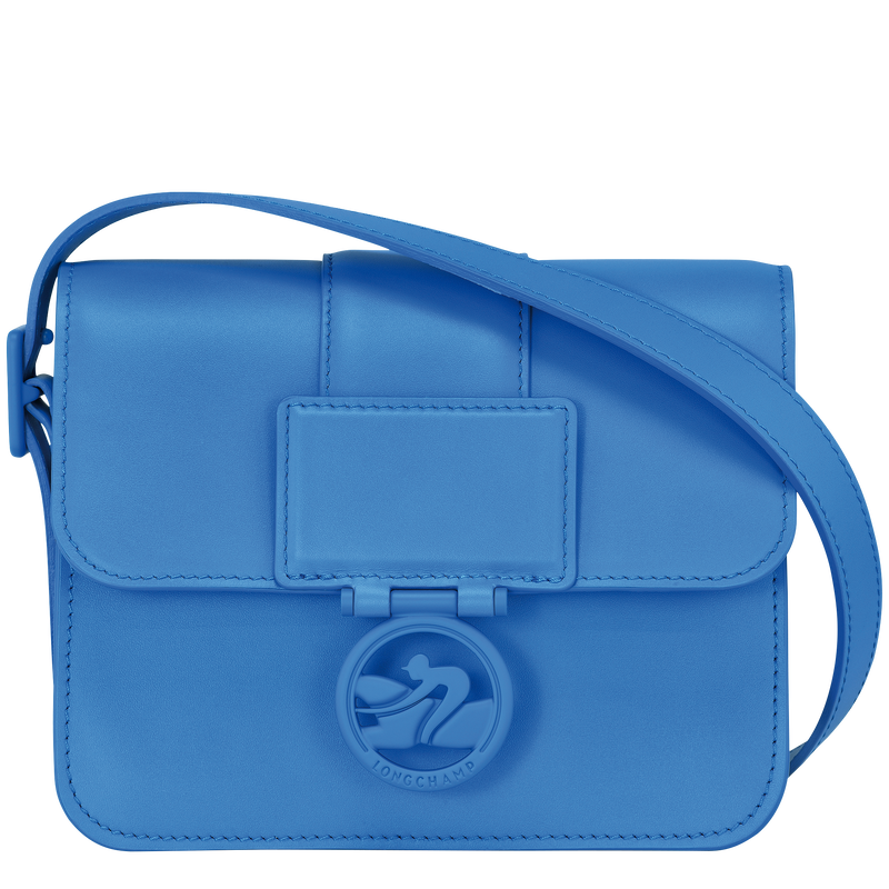 Box-Trot S Crossbody bag , Cobalt - Leather  - View 1 of  3