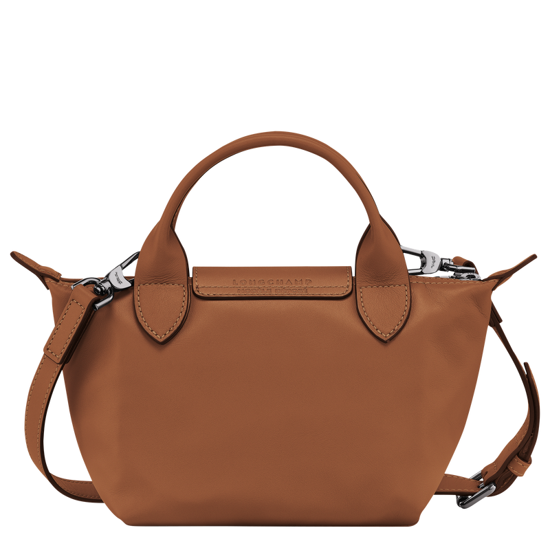Le Pliage Xtra XS Handbag , Cognac - Leather  - View 4 of  5