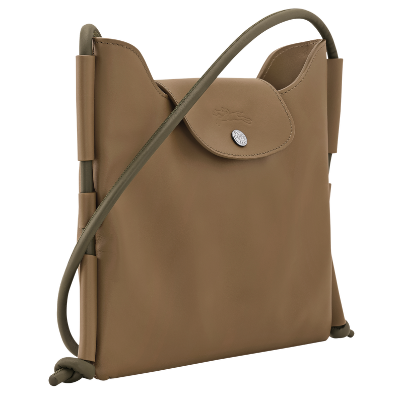 Le Pliage Xtra Crossbodytas S , Olive - Leder  - Weergave 3 van  5
