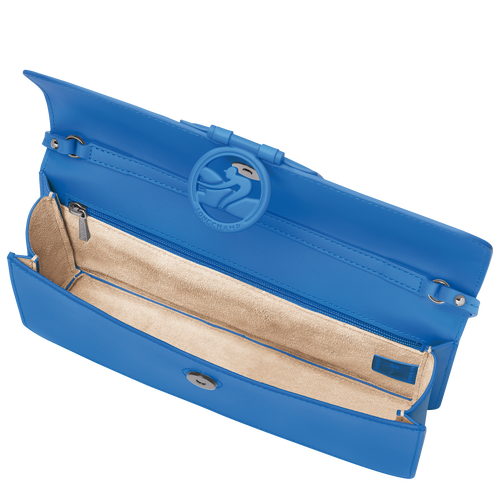 Box-Trot M Baguette bag , Cobalt - Leather - View 5 of  6