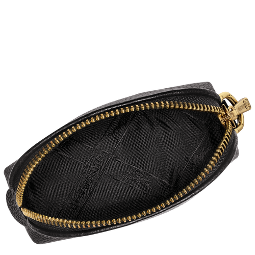 Le Foulonné Coin purse , Black - Leather - View 3 of  4