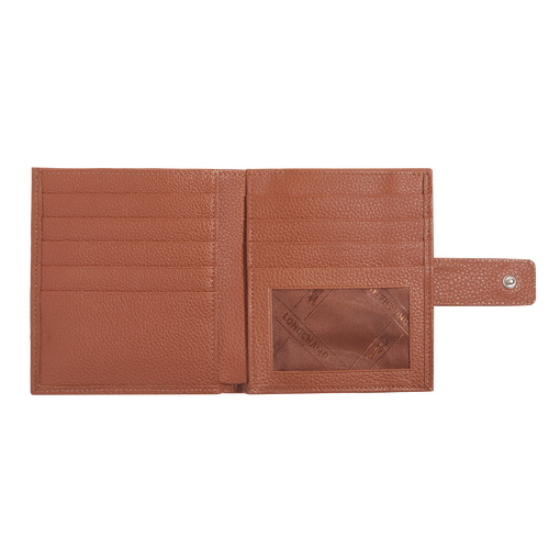 Le Foulonné Compact wallet , Caramel - Leather - View 2 of 2