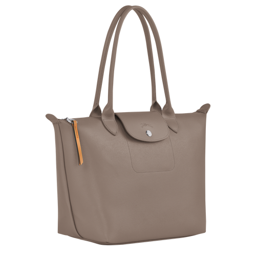 Le Pliage City M Tote bag , Taupe - Canvas - View 3 of 4