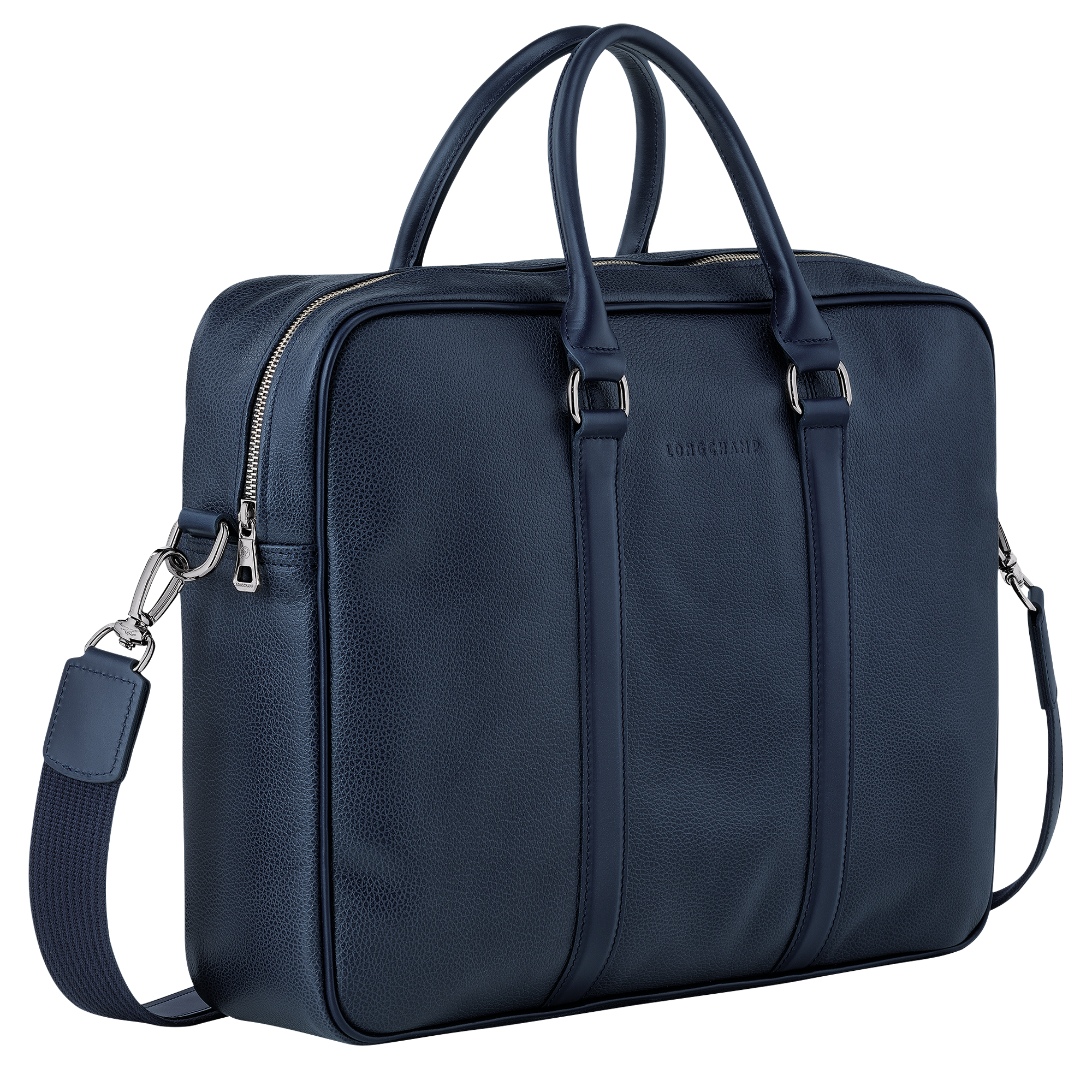 Le Foulonné Briefcase M, Navy