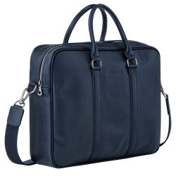 Le Foulonné Briefcase M, Navy