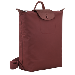 Le Pliage One M Backpack , Burgundy - Canvas