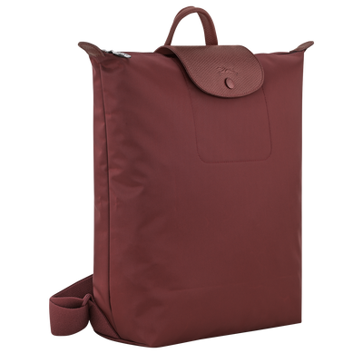 Le Pliage One M Backpack , Burgundy - Canvas
