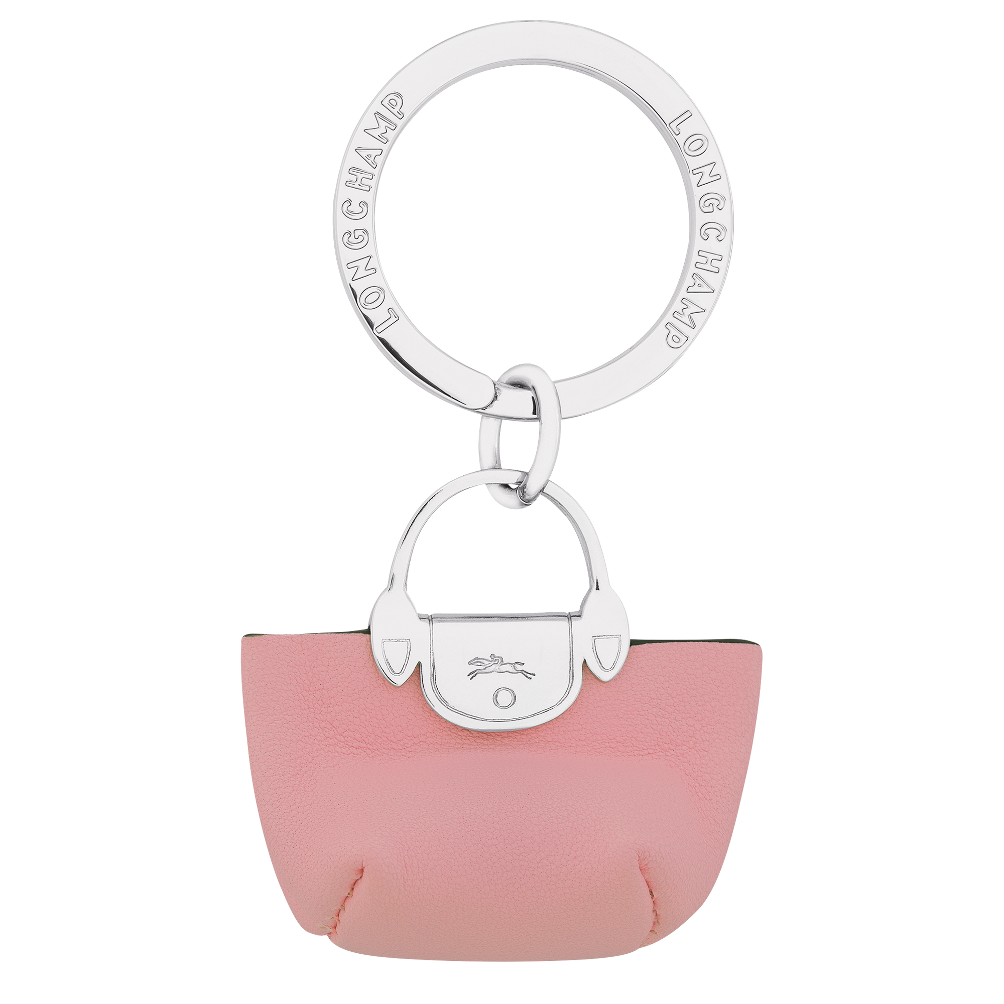 Le Pliage Cuir Key rings Petal Pink Leather (36049757P72) Longchamp SE