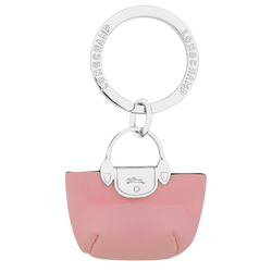 Le Pliage Cuir 鑰匙圈 , 玫瑰粉色 - 皮革
