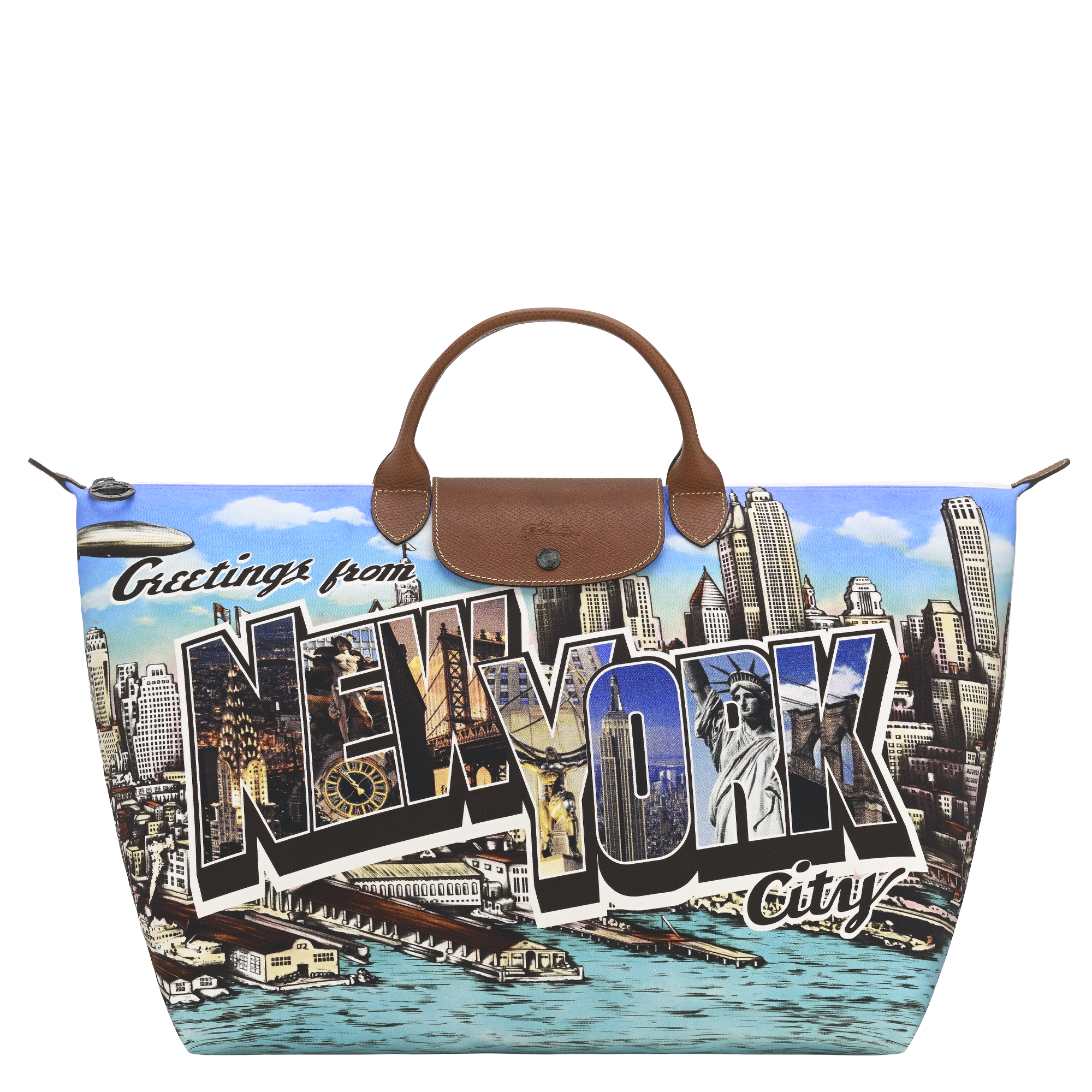 null Travel bag L Longchamp X Jeremy Scott, Brown