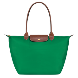 Le Pliage Original L Tote bag , Green - Recycled canvas