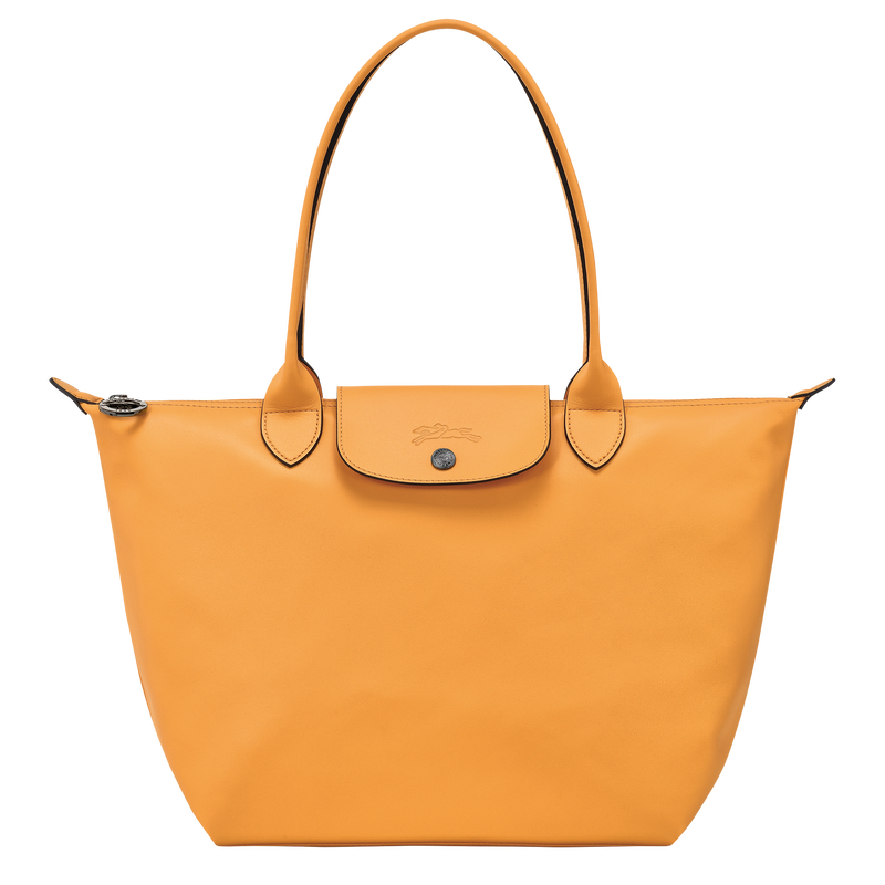 Le Pliage Xtra M Tote bag , Apricot - Leather  - View 1 of  6