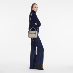 Longchamp 3D Tas met handgreep aan de bovenkant S , Klei - Leder
