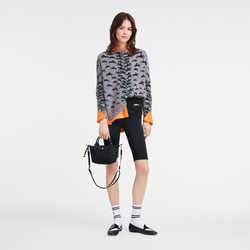 Le Pliage Energy 手提包 XS , 黑色 - 再生帆布
