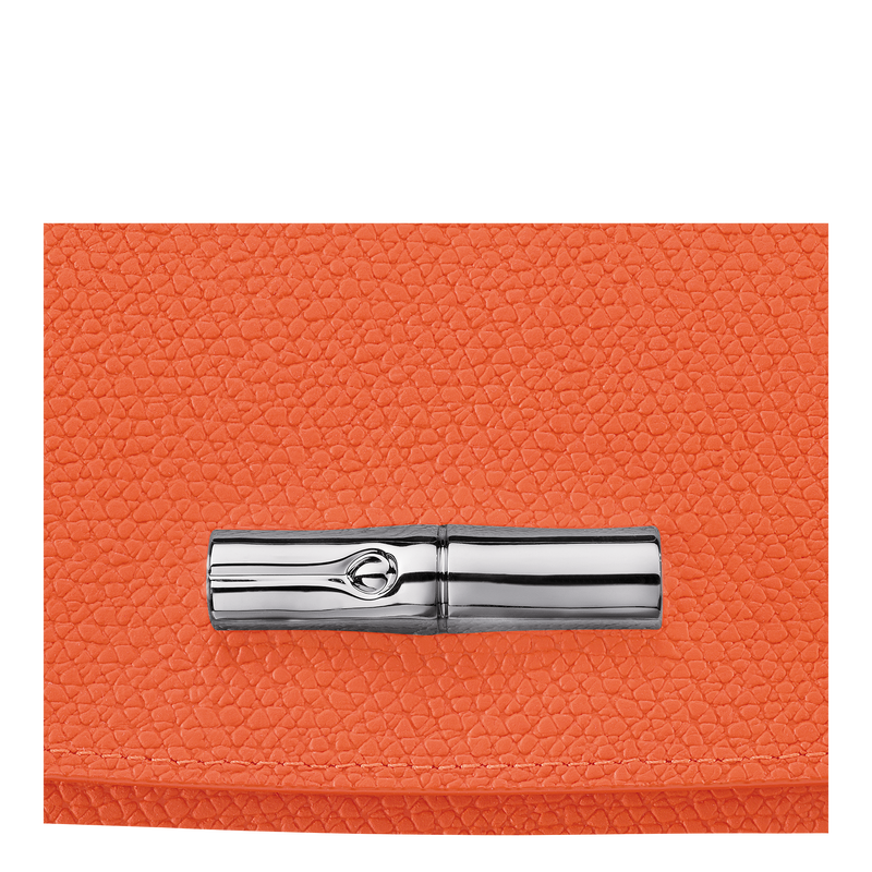 Le Roseau Continental wallet , Orange - Leather  - View 4 of  4