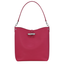 Le Roseau M Shoulder bag , Beetroot - Leather