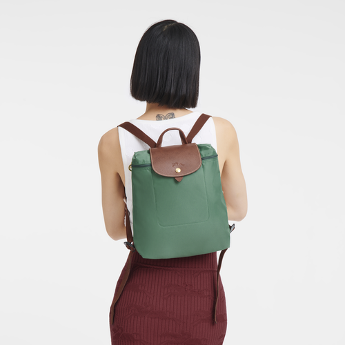 Le Pliage Original M Backpack , Sage - Recycled canvas - View 2 of 5