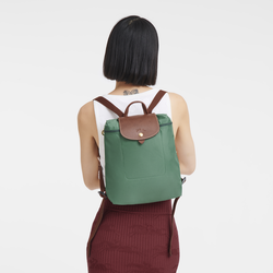 Le Pliage Original M Backpack , Sage - Recycled canvas