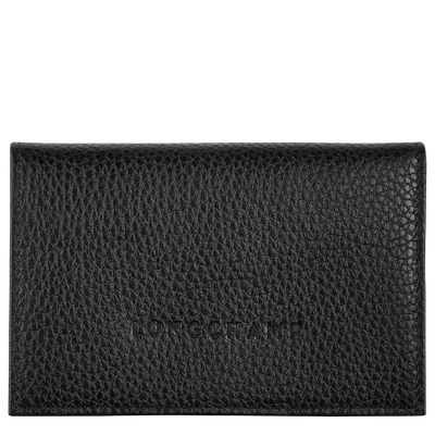 Le Foulonné Card holder, Black