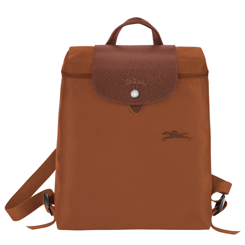 Le Pliage Green Backpack , Cognac - Recycled canvas  - View 1 of  5