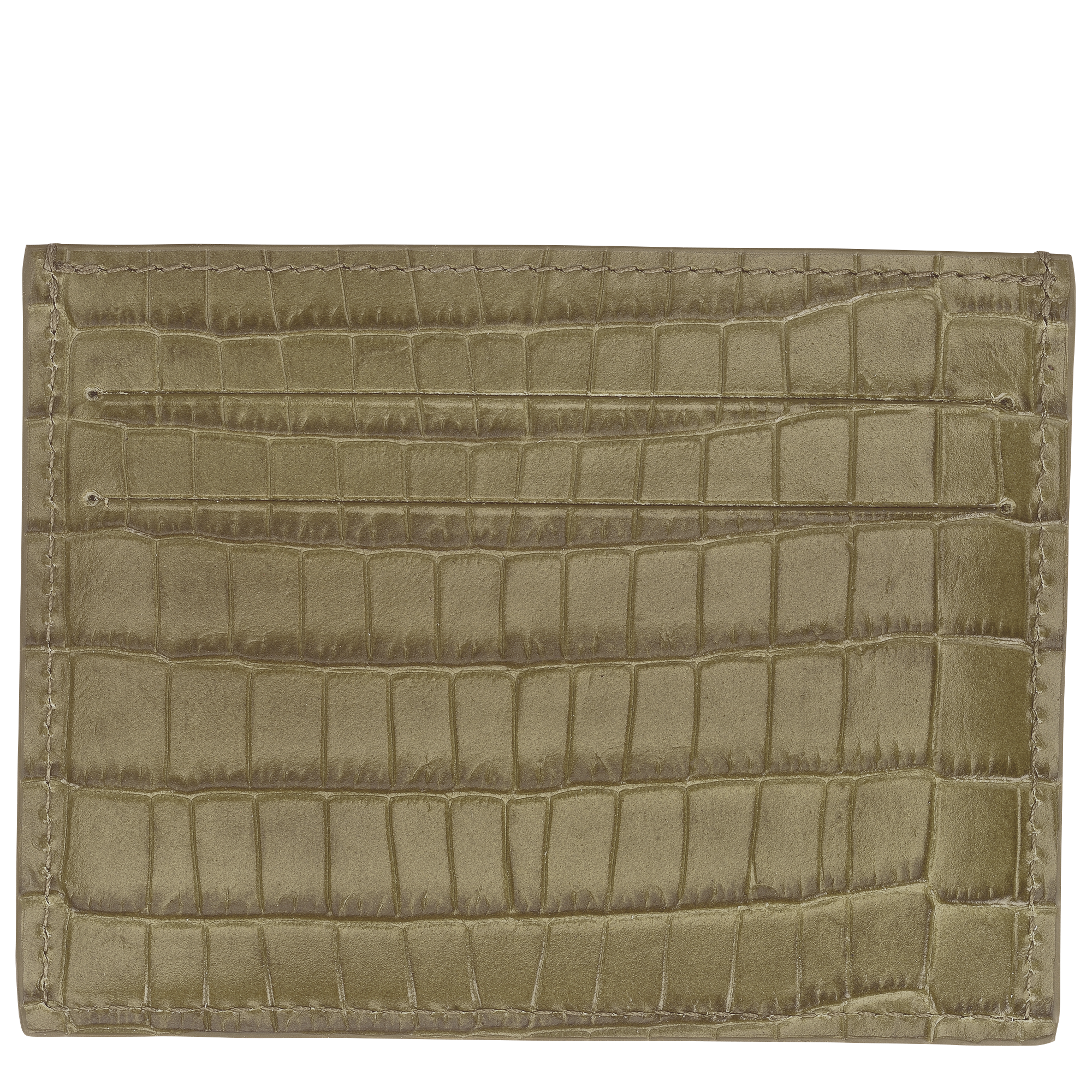 Card holder, Olive - View 2 of
2 - zoom in Longchamp Pocket Card holder, Olive