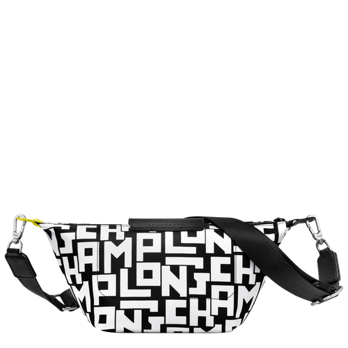 Le Pliage LGP XS Crossbody bag , Black/White - Canvas - View 4 of  4