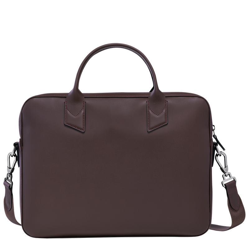 Longchamp sur Seine Briefcase , Mocha - Leather  - View 4 of  4