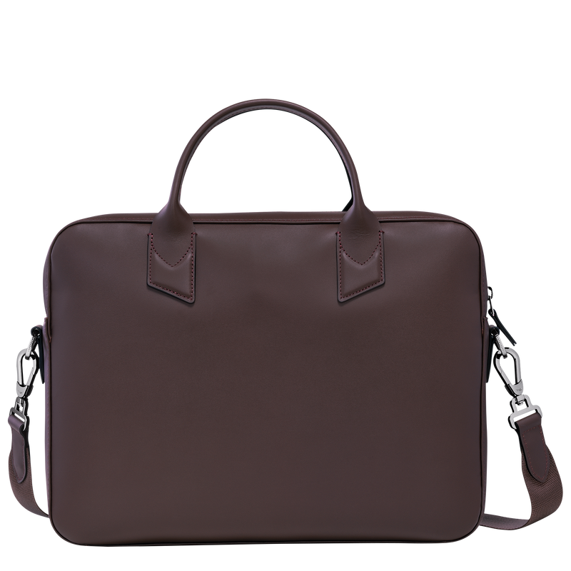 Longchamp sur Seine Briefcase , Mocha - Leather  - View 4 of  4