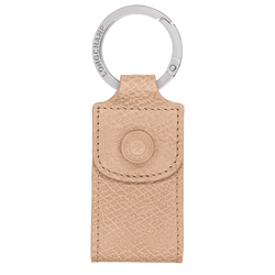 Porta-chaves Le Pliage Original , Pele - Beige