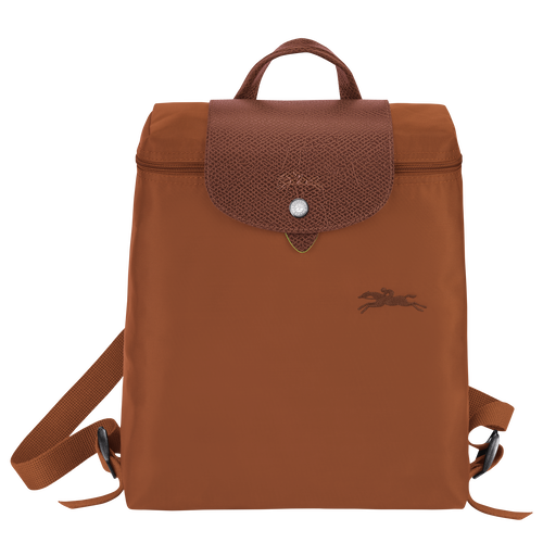 Le Pliage Green Rugzak M , Cognac - Gerecycled canvas - Weergave 1 van  5