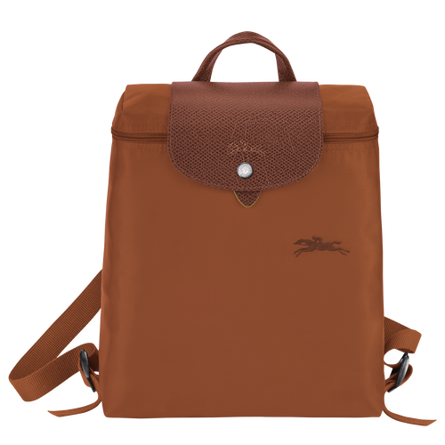 Le Pliage Green M Backpack , Cognac - Recycled canvas - View 1 of 5