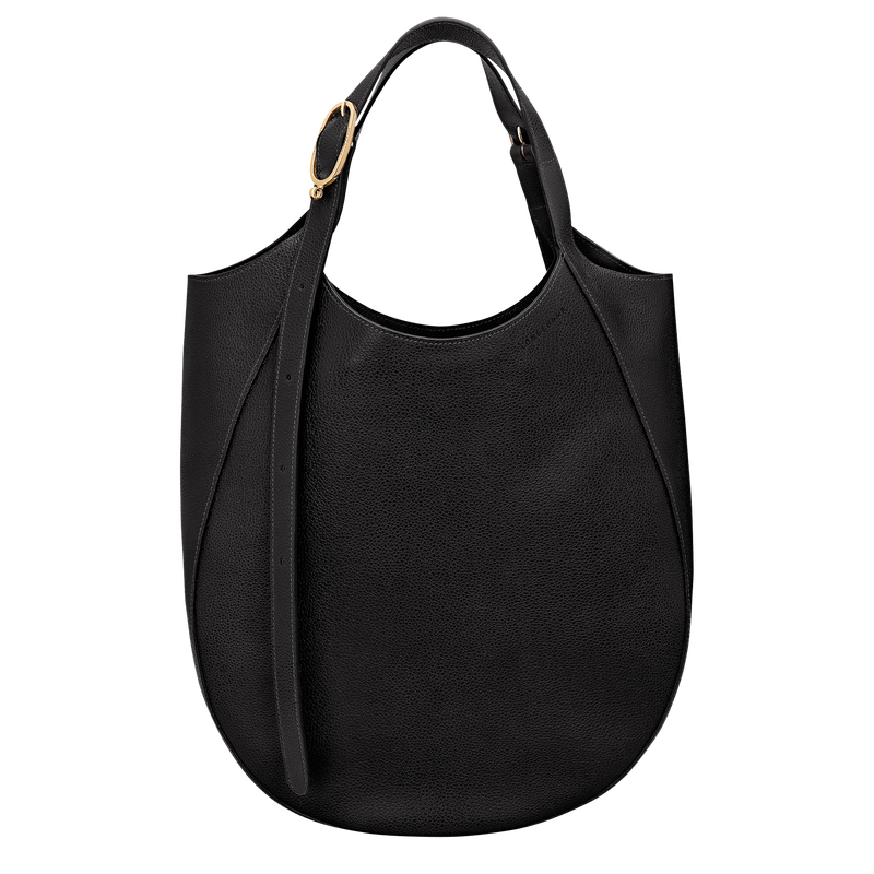Le Foulonn&eacute; XL Tote bag , Black - Leather  - View 1 of  6