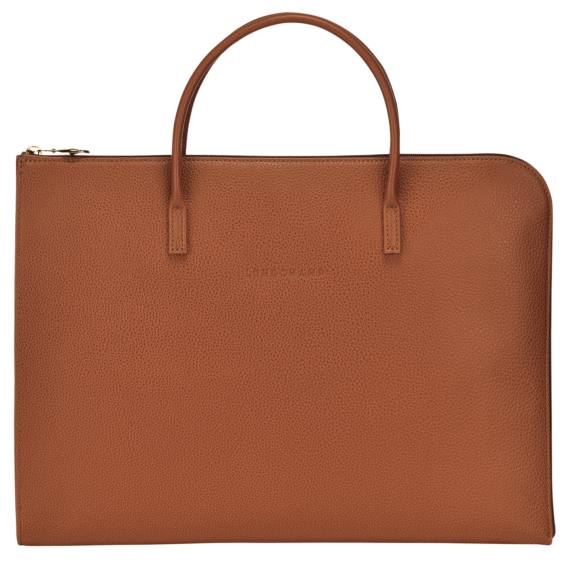Briefcase S, Caramel - View 1 of
5 - zoom in Le Foulonné Briefcase S, Caramel