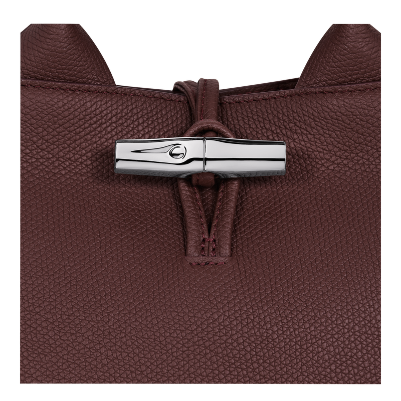 Le Roseau S Handbag , Burgundy - Leather  - View 5 of 5
