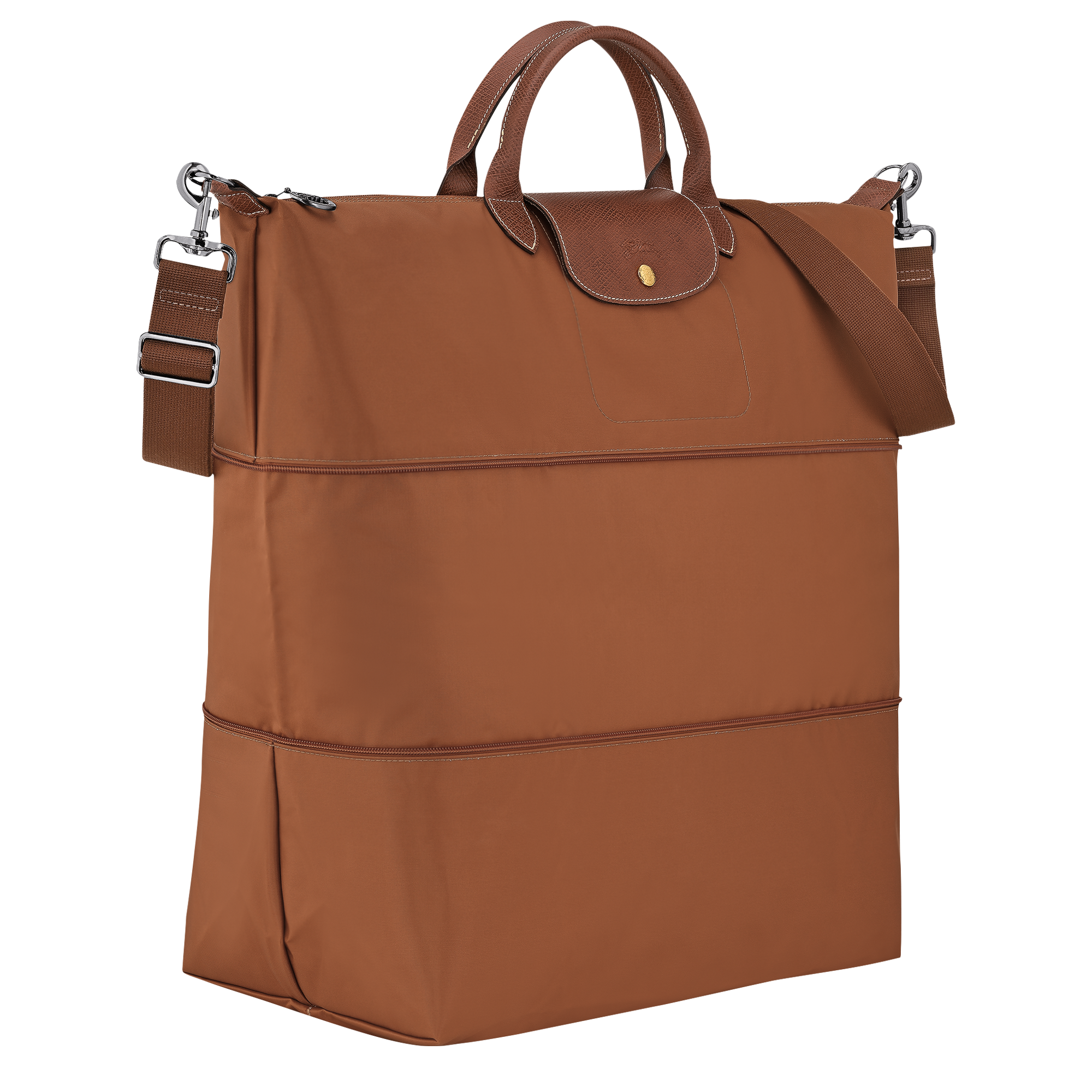 Le Pliage Original Travel bag expandable, Cognac
