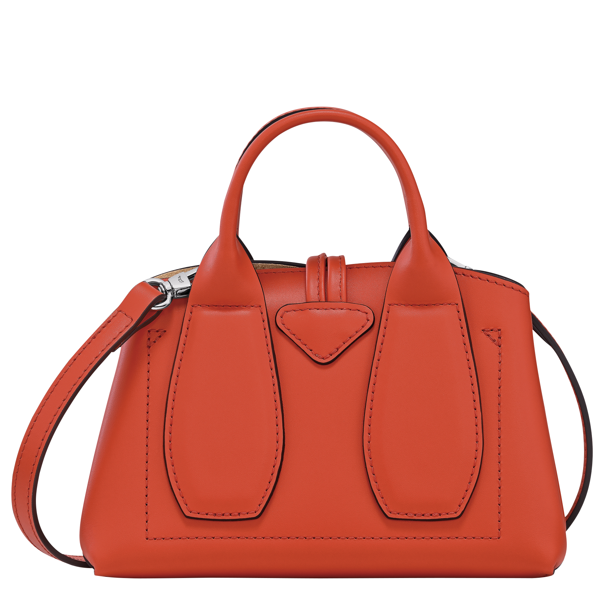 Le Roseau XS Handbag Paprika Leather Longchamp US