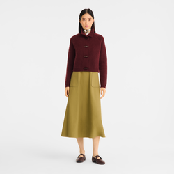 Cardigan , Burgundy - Knit