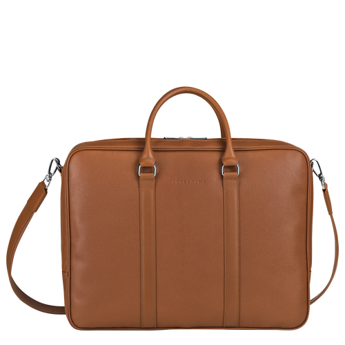 Le Foulonné L Briefcase , Caramel - Leather - View 1 of  5