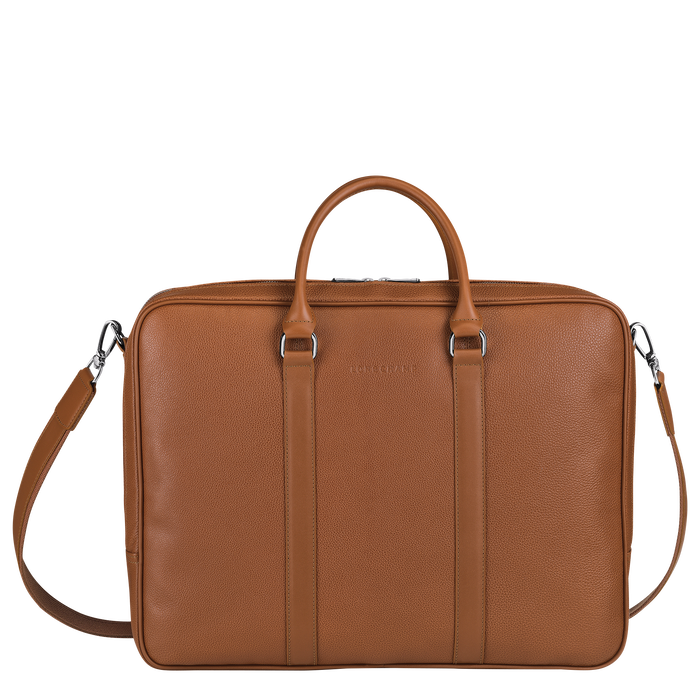 Briefcase L Le Foulonné Caramel (L2129021F72) | Longchamp US