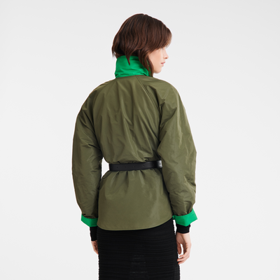 null Wattierter Blouson, Khaki/Grün