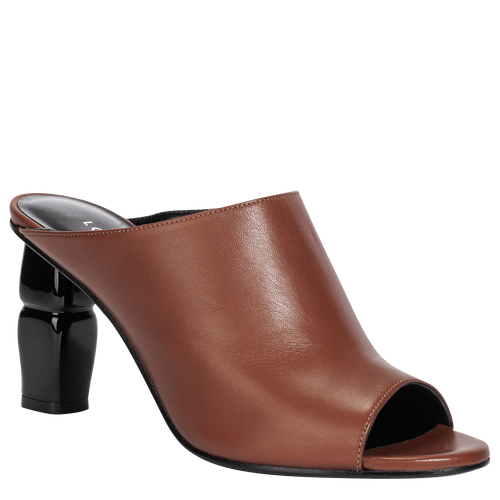 Mules à talon, Cognac Vue 2 de Mules à talon, Cognac, hi-res